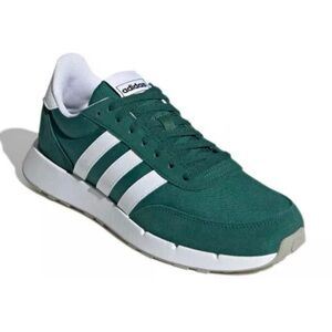 New Adidas Run 60s 2.0 Shoe Men Size 9 H00354 Green White Athletic Sneakers